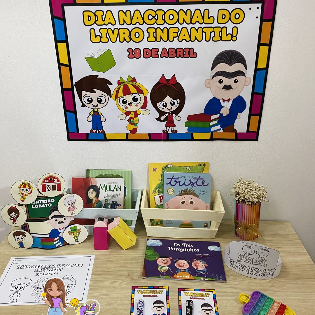 KIT MONTEIRO LOBATO- DIA NACIONAL DO LIVRO INFANTIL 📚