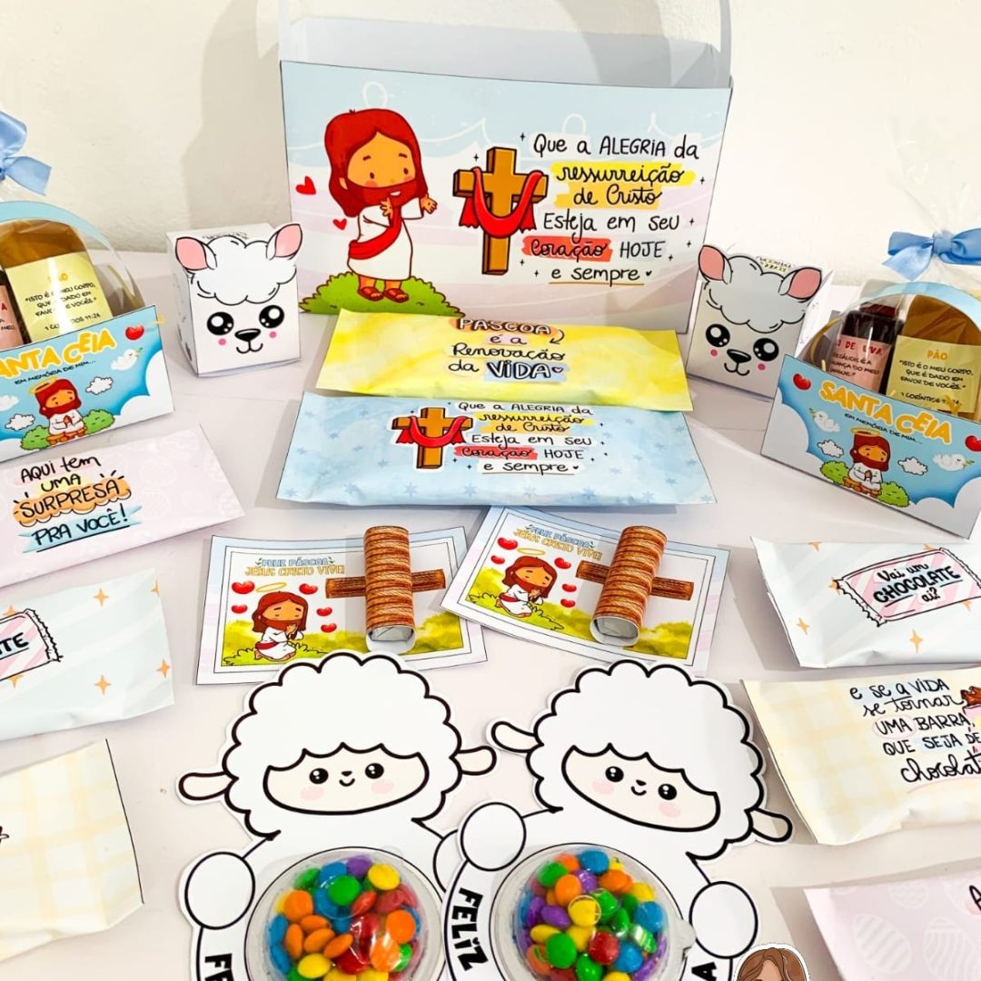 "✨ KIT LEMBRANCINHAS PÁSCOA CRISTÃ