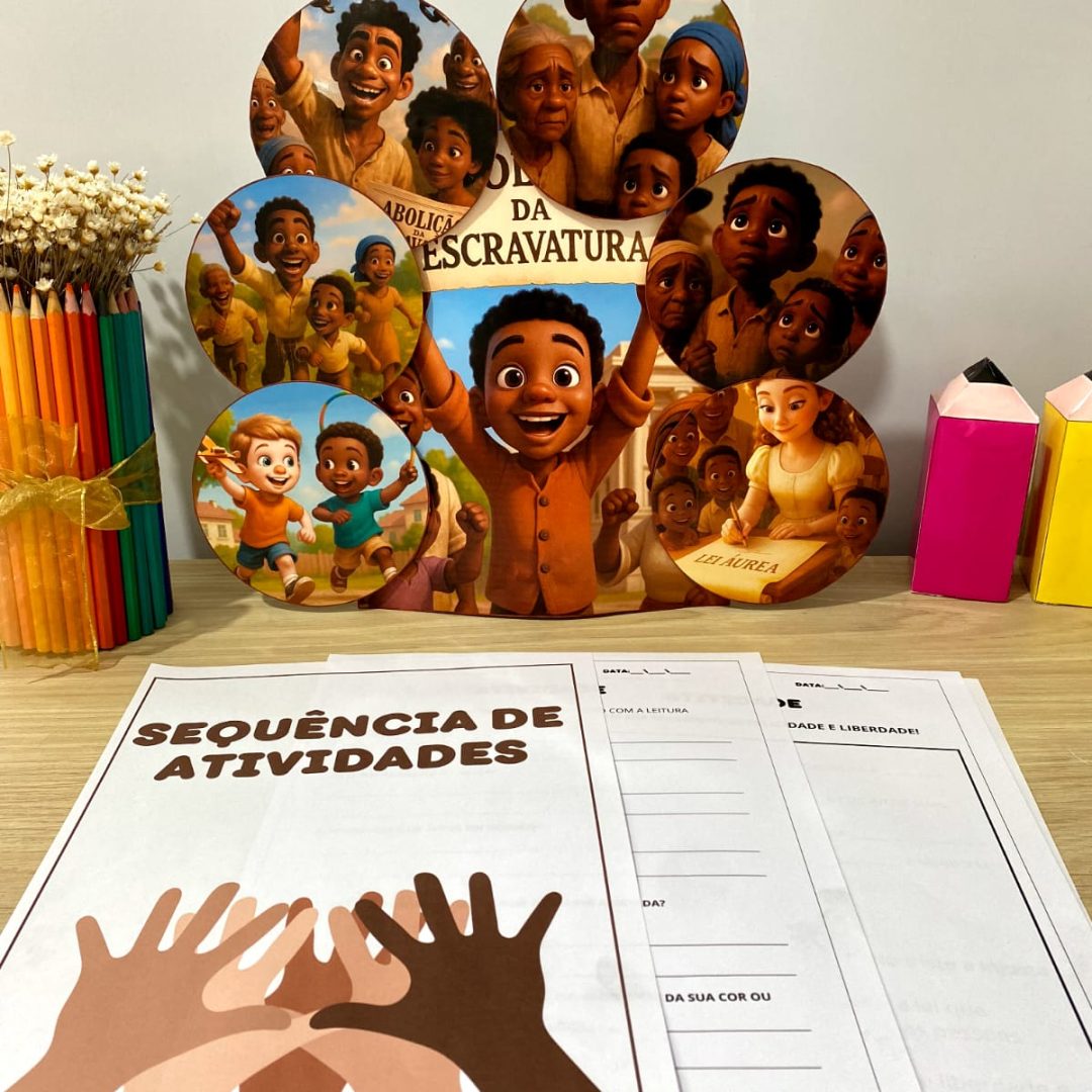 Luva de História - Abolição da Escravatura no Brasil