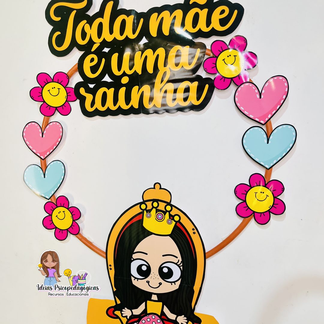 👑 Bambolê Dia das Mães - Decoração para Fotos 👑