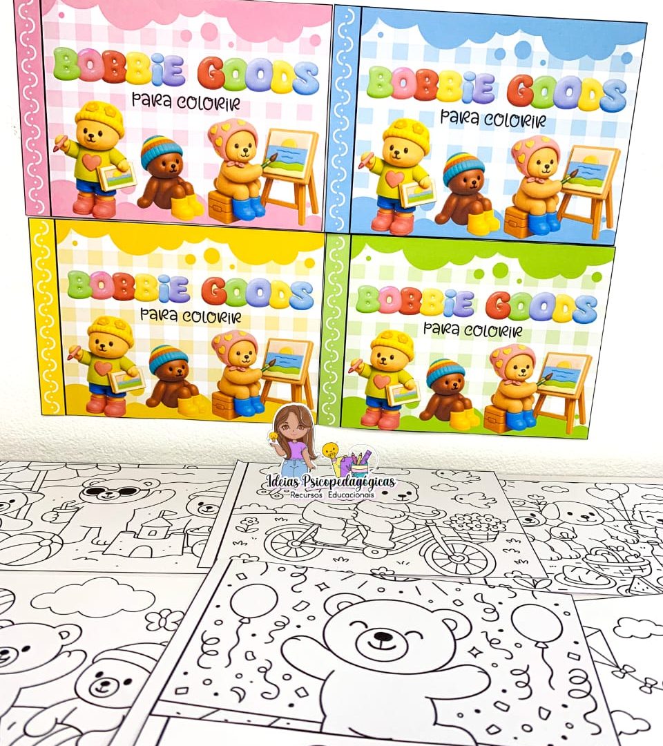 🖍LIVRO COLORIR BOBBIE GOODS🖍