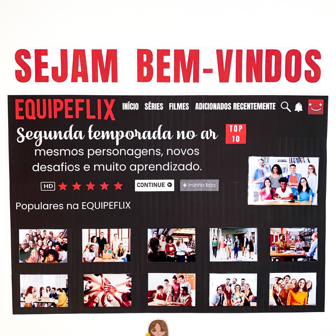 Painel EQUIPEFLIX - Volta às aulas