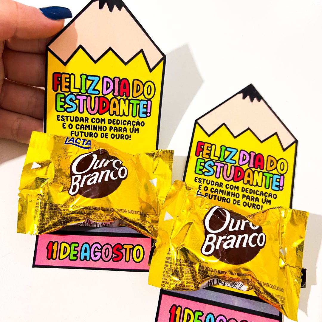 ✏️ Lembrancinha Dia do Estudante