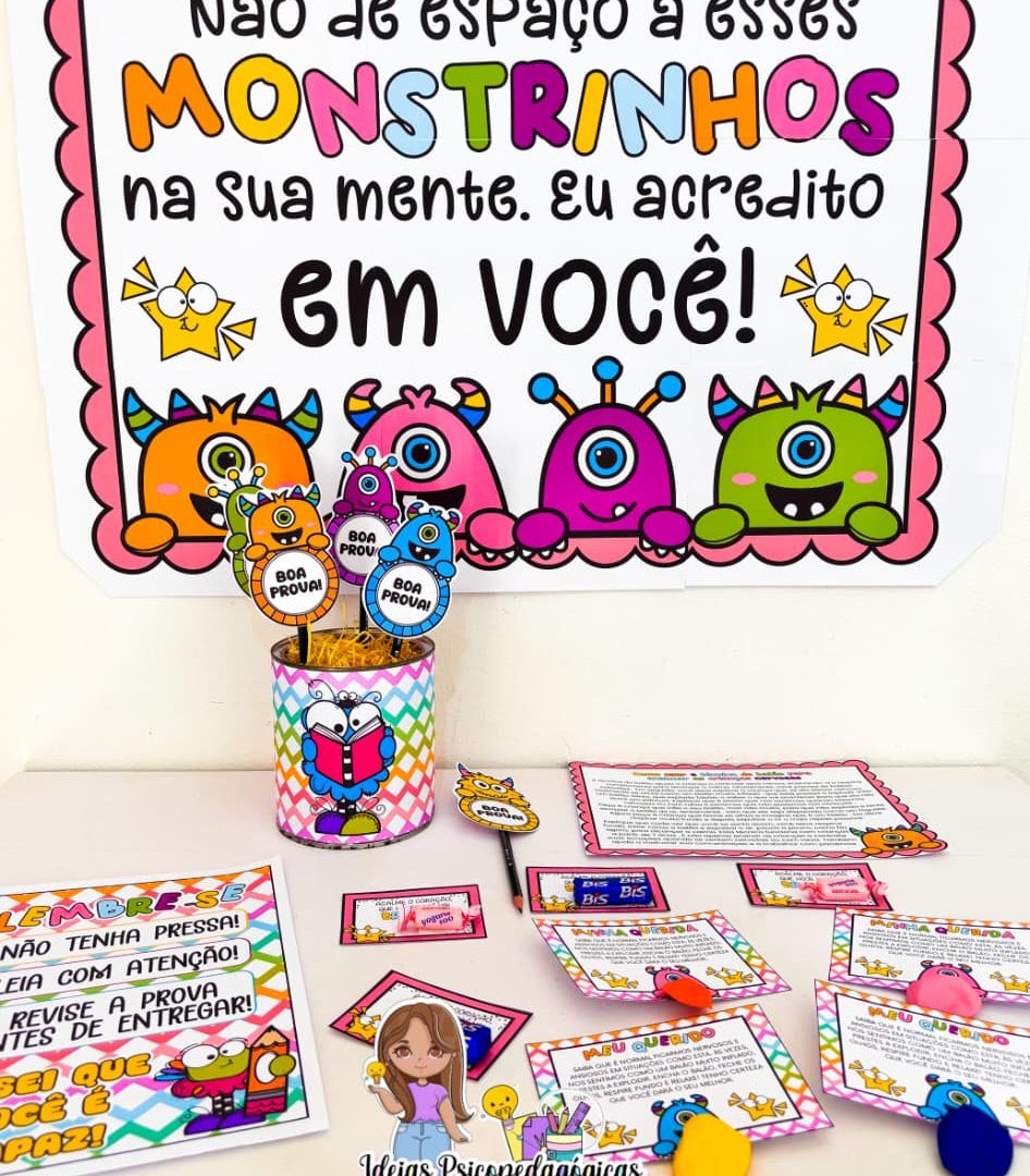 KIT SEMANA DE PROVAS- MONSTRINHO