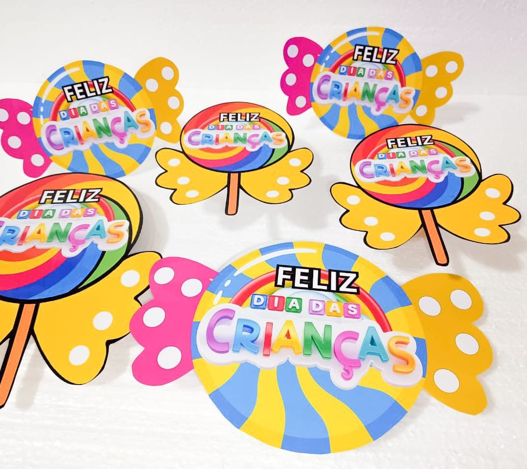🍭✨ KIT LEMBRANCINHAS DIA DAS CRIANÇAS – PIRULITO & BALA 🎉