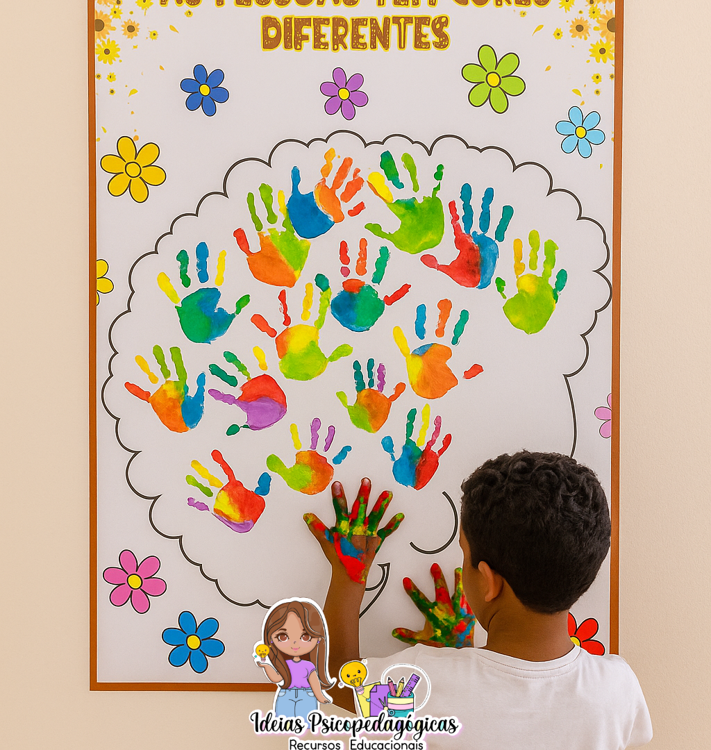 PAINEL MÃOZINHAS CONSCIÊNCIA NEGRA