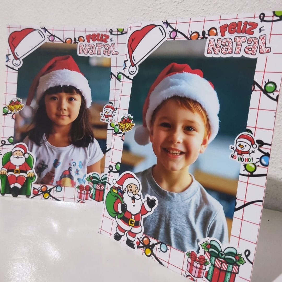 PORTA-RETRATO EDITÁVEL PERSONALIZADO – NATAL