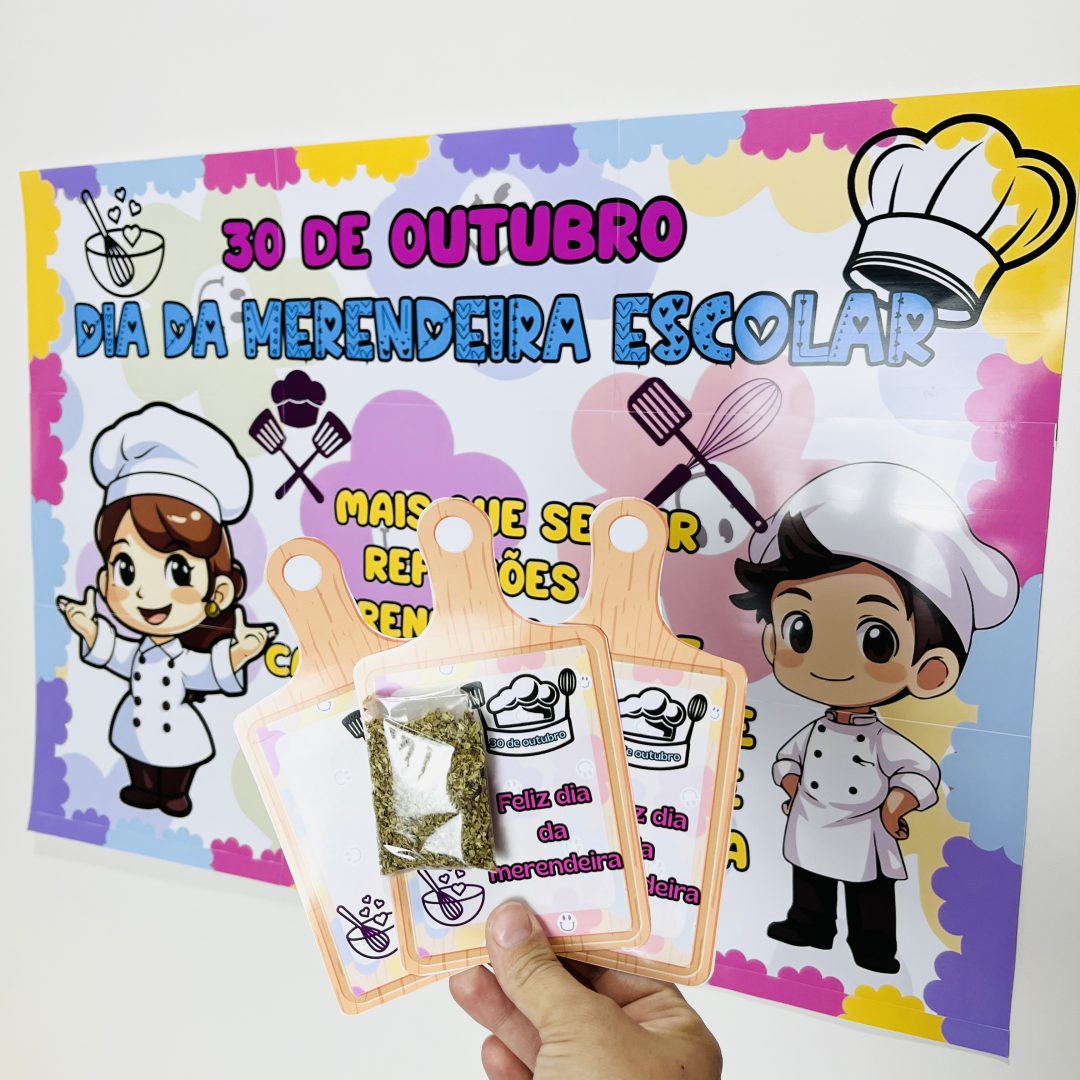 PAINEL DIA DA MERENDEIRA ESCOLAR