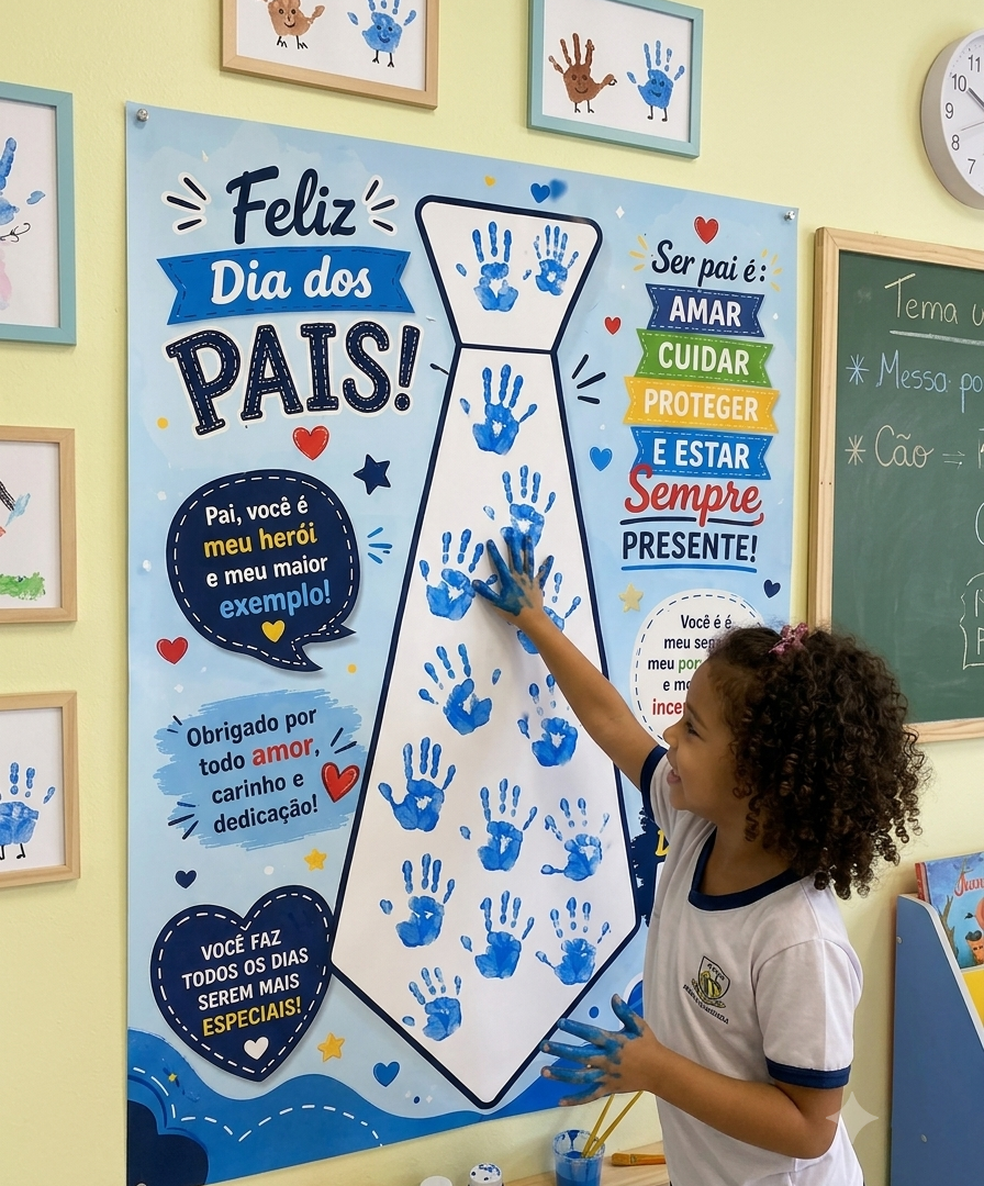 PAINEL INTERATIVO GRAVATA - DIA DOS PAIS