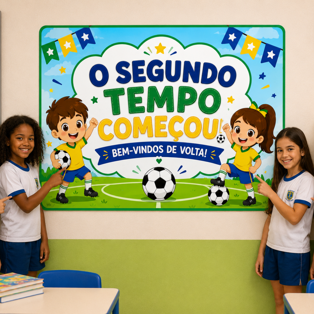PAINEL "O SEGUNDO TEMPO COMEÇOU!" | VOLTA ÀS AULAS – 2º SEMESTRE
