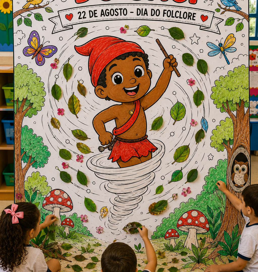 O REDEMOINHO DO SACI - PAINEL INTERATIVO